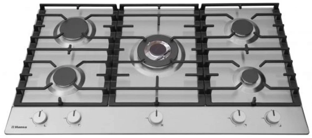 Встраиваемая газовая поверхность Hansa BHGI83130 серебристая
