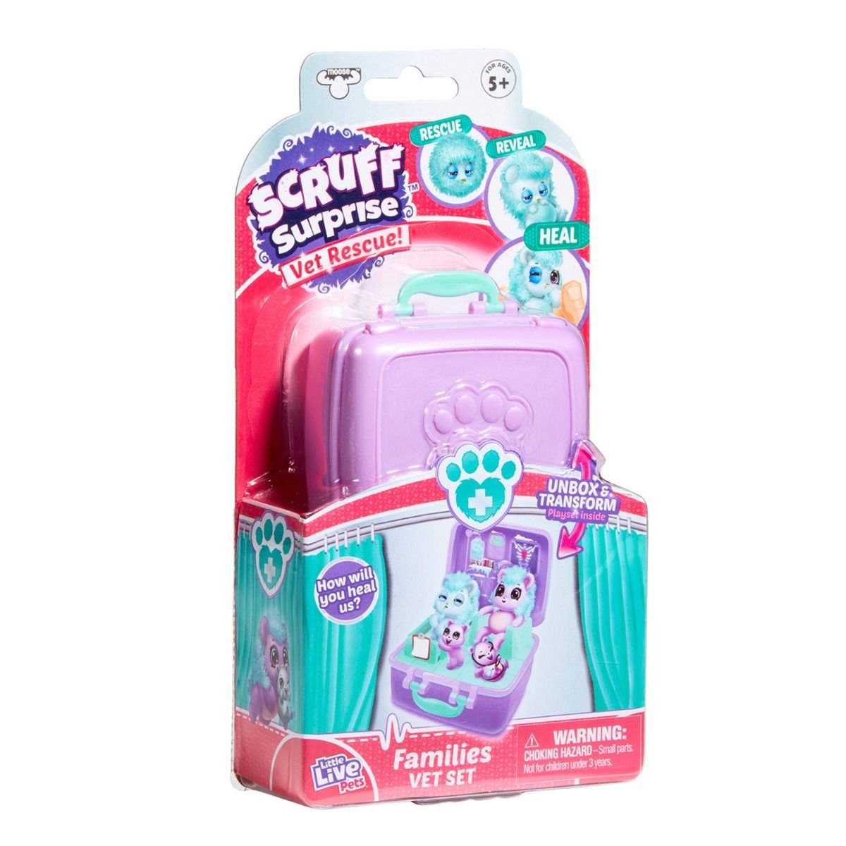 Семейство зверушек Scruff-a-Luvs Scruff Surprise Ветклиника купить,NaN