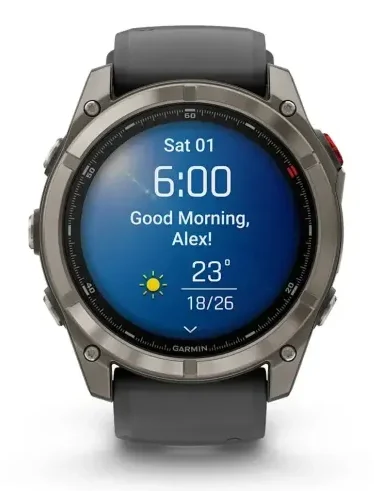 Смарт-часы Garmin Fenix 8 Pro 010-03199-11 51 мм серебристый-серый