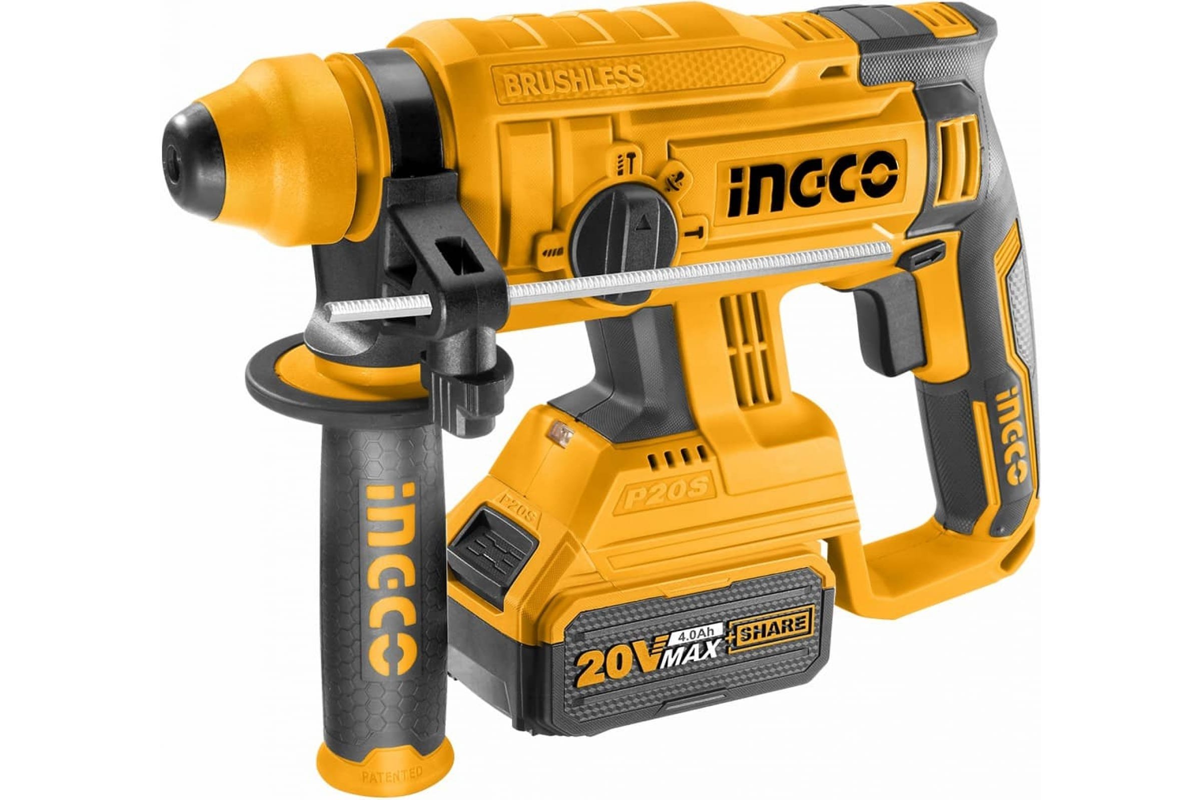 Аккумуляторный перфоратор Li-Ion 20V INGCO INDUSTRIAL CRHLI22012 - ForteMarket Аккумуляторный перфоратор Li-Ion 20V INGCO INDUSTRIAL CRHLI22012 купить,0