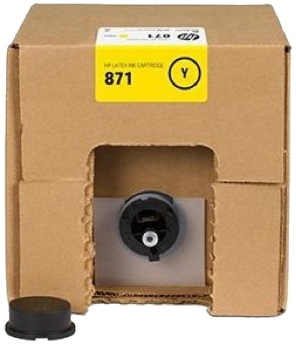 Картридж HP 871 Yellow желтый