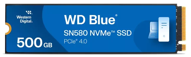 SSD накопитель Western Digital Blue SA580 500GB WDS500G3B0E