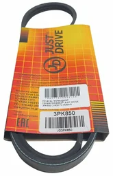 Ремень поликлиновый Just Drive 3PK850 черный