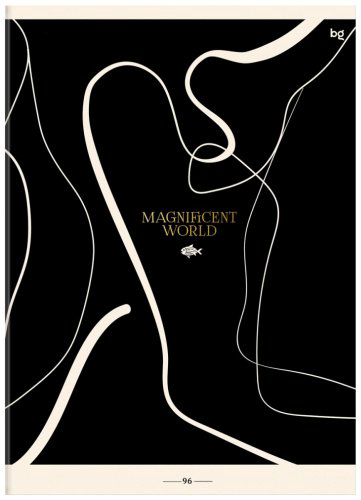 Общая тетрадь BG Magnificent, 96 л, А4, клетка, мягкая обложка, 1 шт купить,NaN