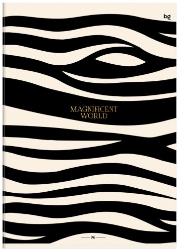 Общая тетрадь BG Magnificent, 96 л, А4, клетка, мягкая обложка, 1 шт купить,NaN