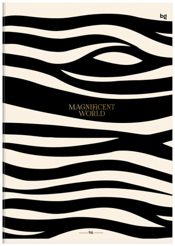 Общая тетрадь BG Magnificent, 96 л, А4, клетка, мягкая обложка, 1 шт купить,NaN