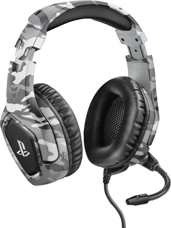 Наушники Trust GXT 488 Forze-G PS4 серые купить,NaN