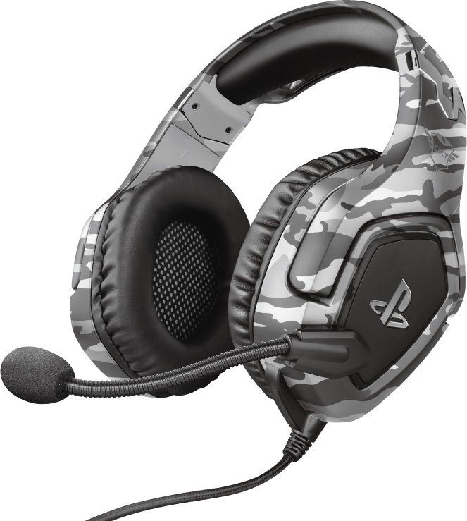 Наушники Trust GXT 488 Forze-G PS4 серые купить,NaN