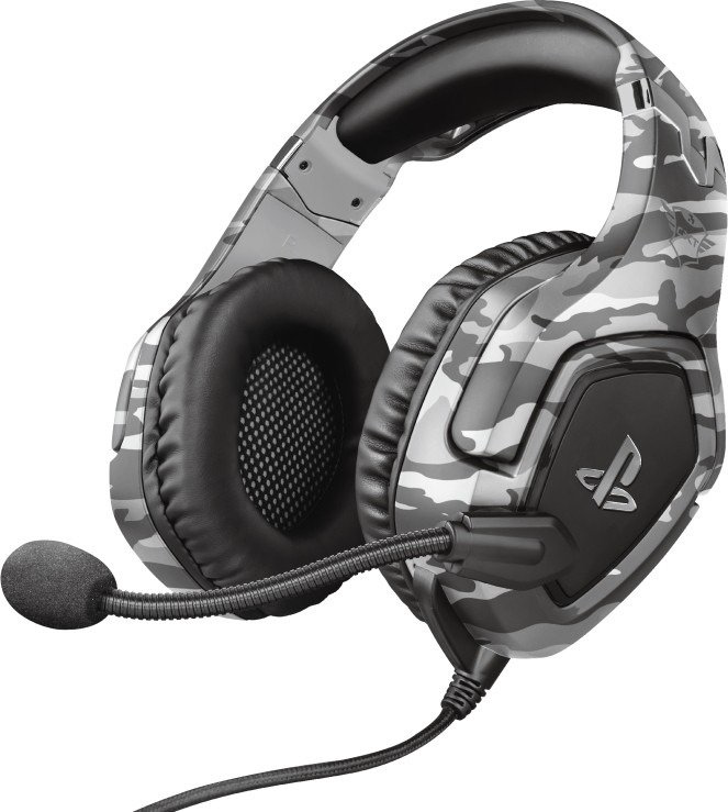 Наушники Trust GXT 488 Forze-G PS4 серые купить,NaN
