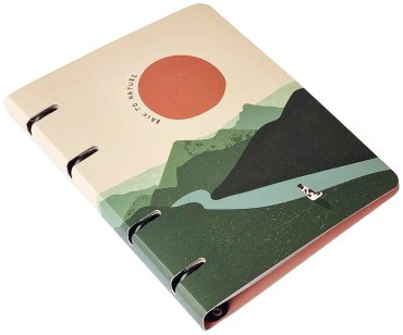 Тетрадь Be Smart Mountains, 120 листов, А5, разметка клетка, мягкая обложка купить,NaN