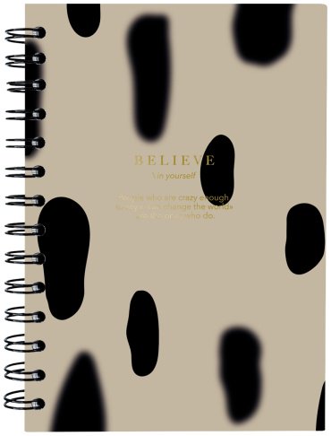 Общая тетрадь Be Smart Believe, 120 л, А5, клетка, твердая обложка, 1 шт купить,NaN