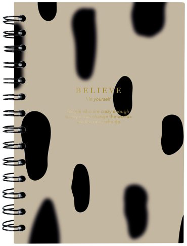 Общая тетрадь Be Smart Believe, 120 л, А5, клетка, твердая обложка, 1 шт купить,NaN