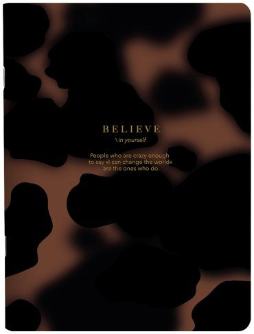 Общая тетрадь Be Smart Believe, 48 л, А5+, клетка, мягкая обложка, 1 шт купить,NaN