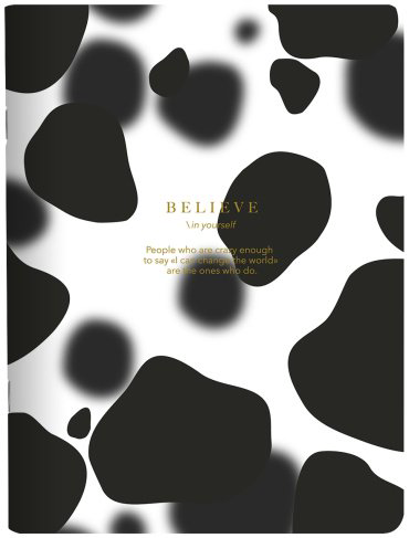 Общая тетрадь Be Smart Believe, 48 л, А5+, клетка, мягкая обложка, 1 шт купить,NaN