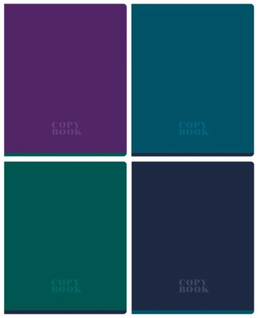 Общая тетрадь BG Monocolor. Dark, 48 л, А5, клетка, мягкая обложка, 1 шт купить,NaN