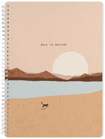 Общая тетрадь Be Smart Mountains, закат, 1 л, А4, клетка, мягкая обложка купить,NaN