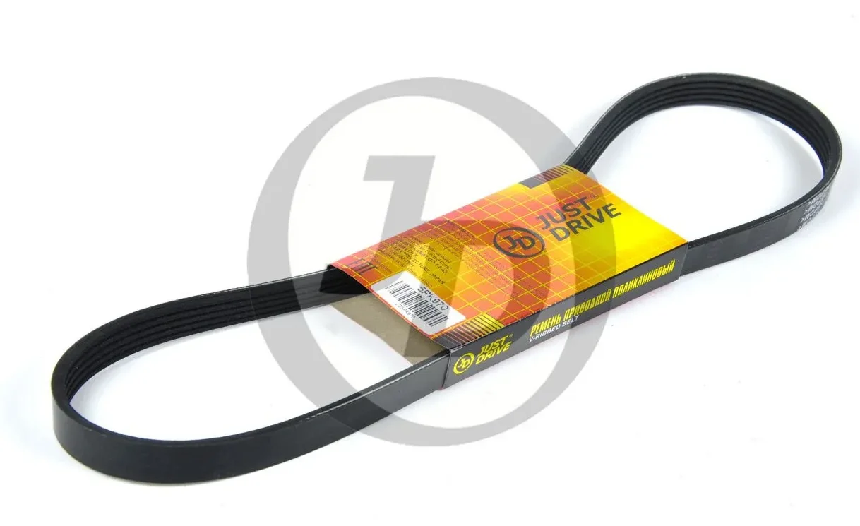 Ремень поликлиновый Just Drive 5PK970 черный купить,3124