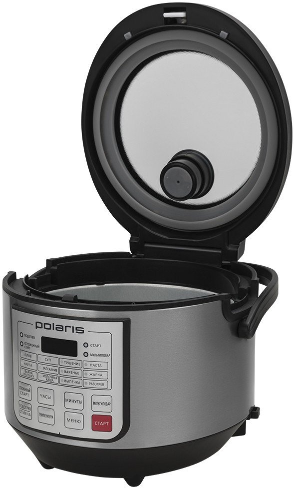 Мультиварка Polaris PMC 0573AD серебристо-черная - ForteMarket Мультиварка Polaris PMC 0573AD серебристо-черная купить,0