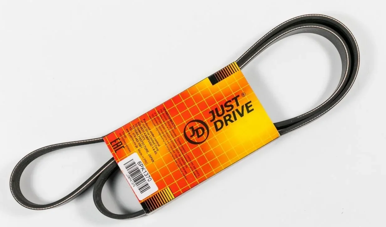 Ремень поликлиновый Just Drive 6PK1370 черный
