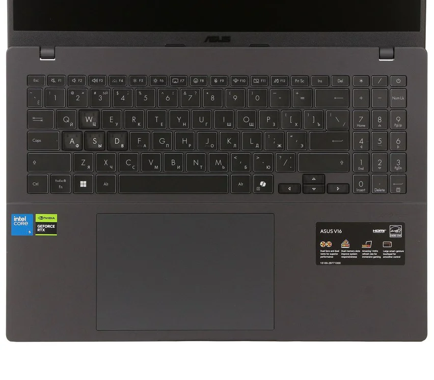 Ноутбук Asus V16 V3607VP-RP069 90NB16R1-M004P0 16" Black купить,NaN
