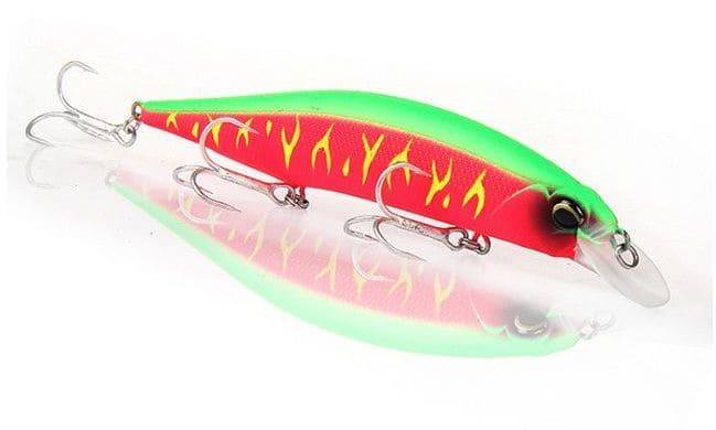 Воблер Bearking DUO Realis Jerkbait 120SP красно-зеленый купить,NaN