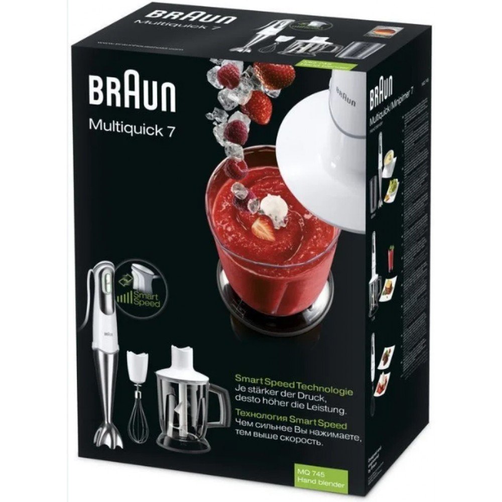 Блендер Braun MQ 7035I WH белый купить,0