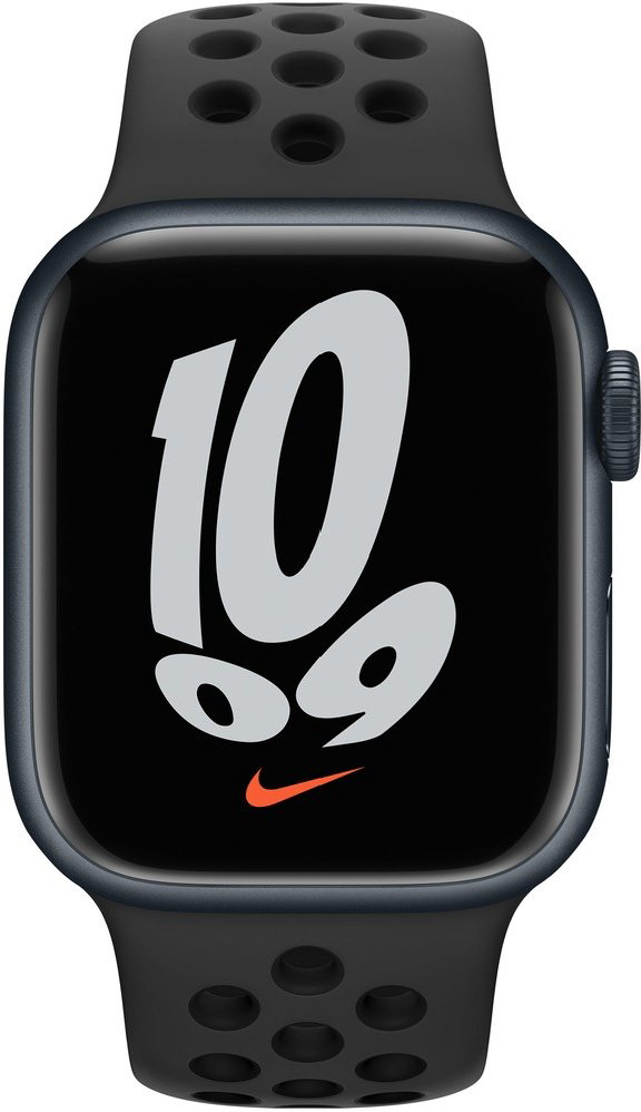 Смарт-часы Apple Watch Nike Series 7 41mm MKN43GK/A Midnight Aluminium Case with Anthracite Black  купить,NaN