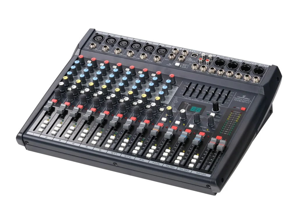 Микшерный пульт Soundsation Alchemix-602UFX черный - ForteMarket Микшерный пульт Soundsation Alchemix-602UFX черный купить,0