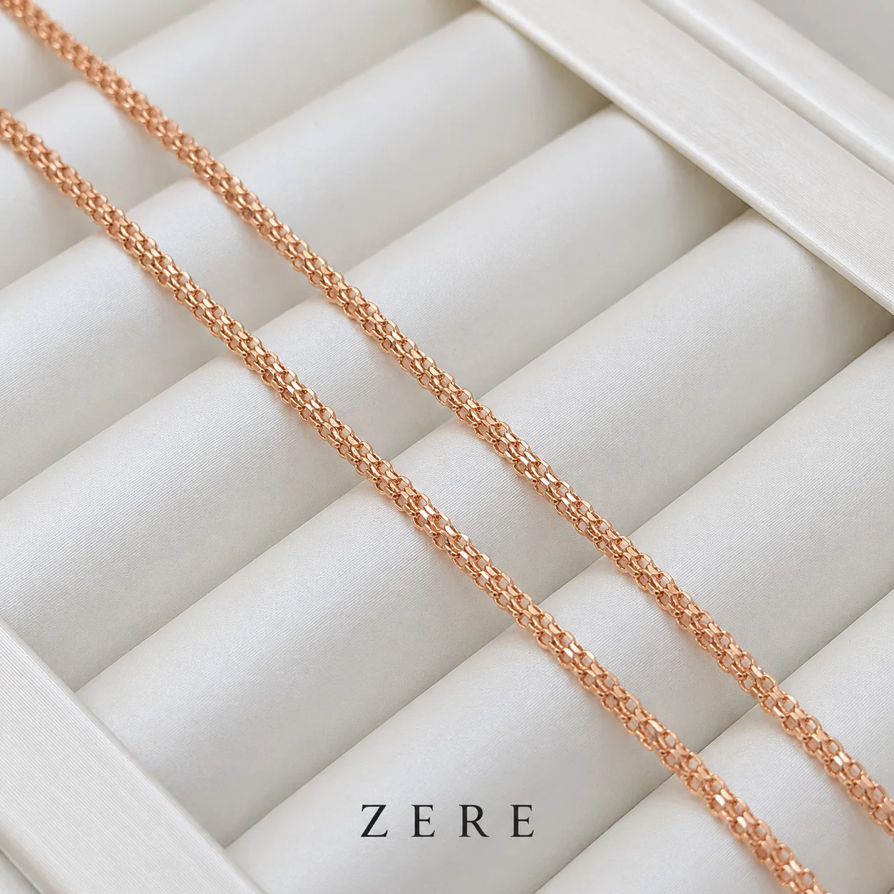 Цепочка Zere ZR040602 красное золото 50 см 2.05 гр купить,172375