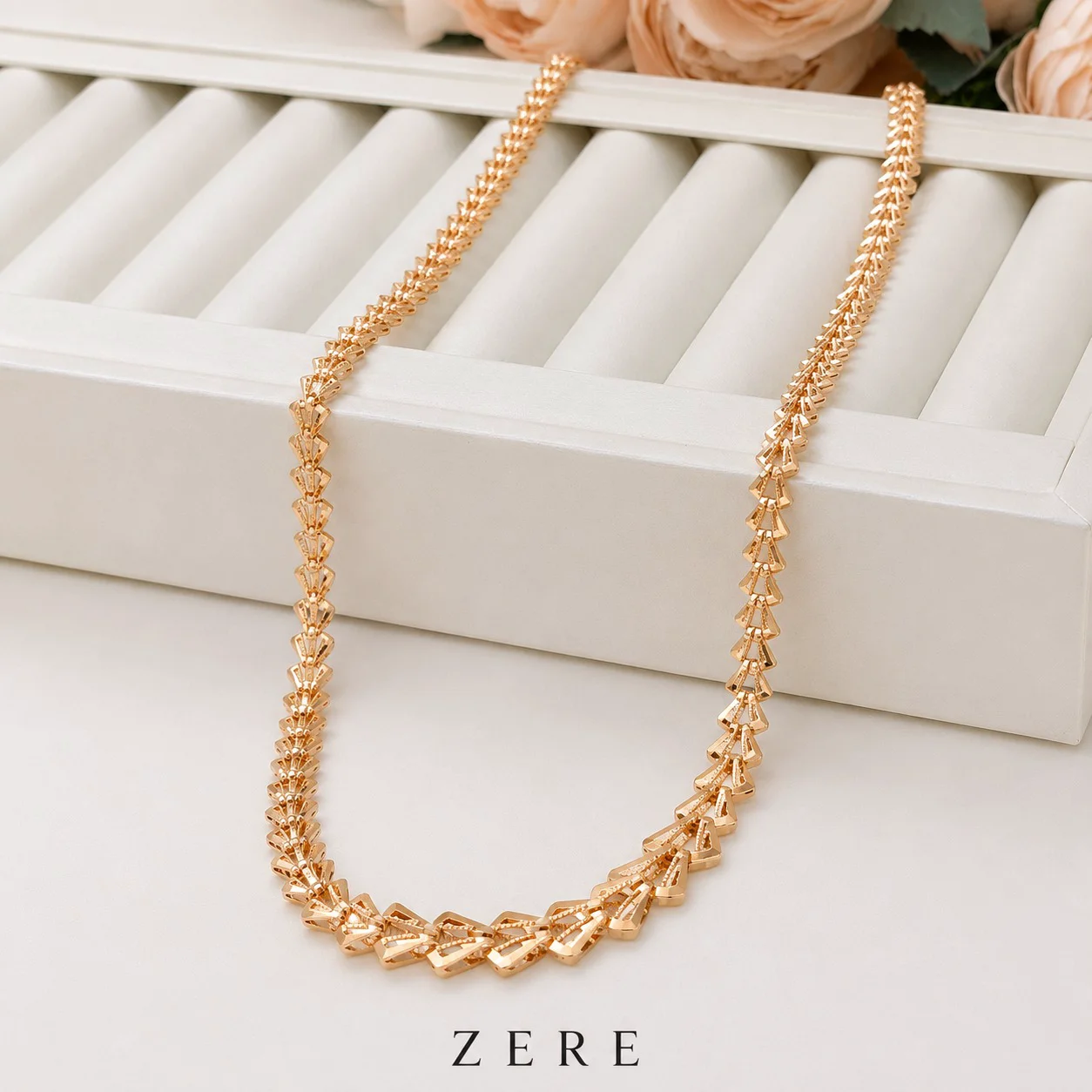 Ожерелье Zere ZR040605 красное золото 50 см 8.72 гр  купить,734200