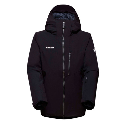 Куртка горнолыжная Mammut Stoney hs thermo 1010-28170 черно-белая L купить,NaN