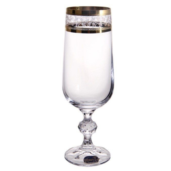 Набор фужеров Crystalite Bohemia Claudia 180мл 40149-43081-180 6шт