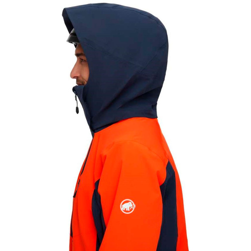 Куртка горнолыжная Mammut Stoney hs thermo 1010-28170 сине-красная L купить,NaN