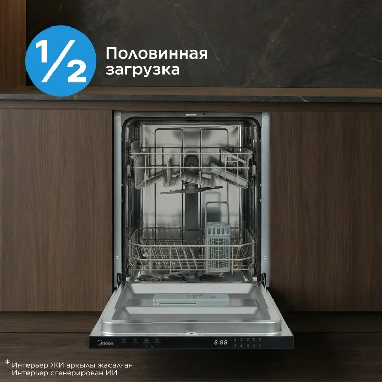 Посудомоечная машина Midea MID45S060-C серая купить,144990
