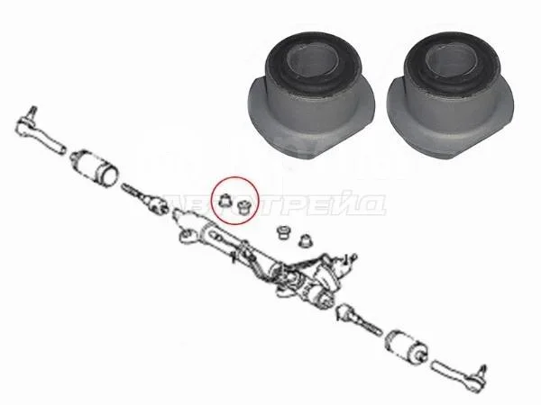 Втулка вала рулевой рейки SAT ST-45522-35060 купить,3720