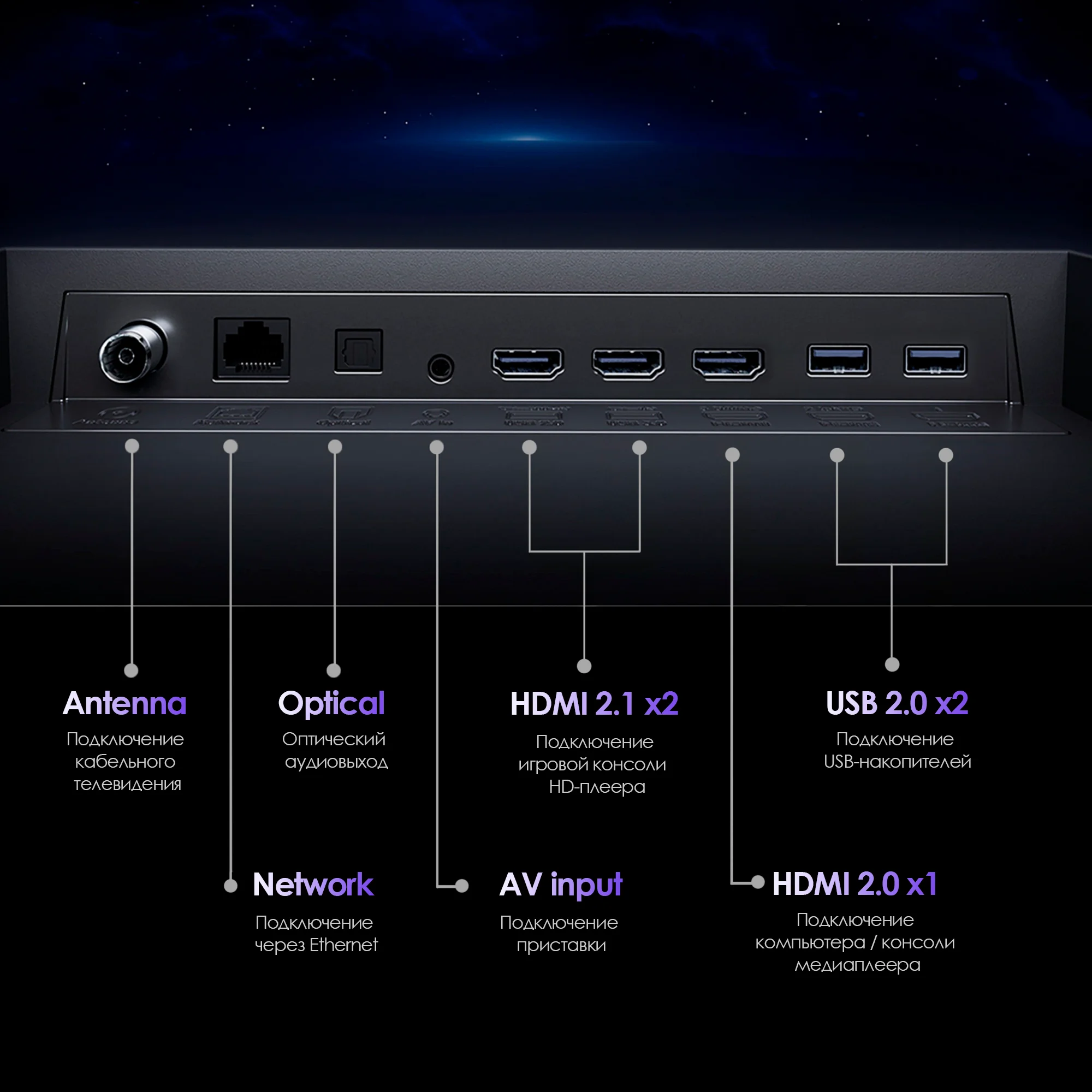Телевизор 75" Xiaomi Ultra L75MC-SD Mini LED 4K UHD Black
