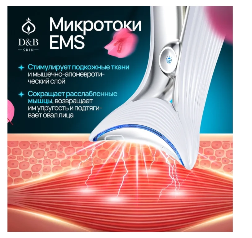 Массажер для лица DB Skin микротоковый купить,NaN