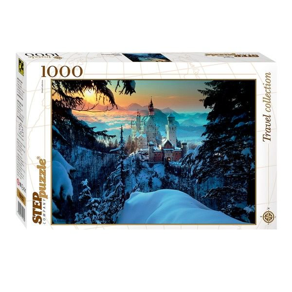 Пазлы Step Puzzle Бавария Замок Нойшванштайн 1000 деталей купить,NaN