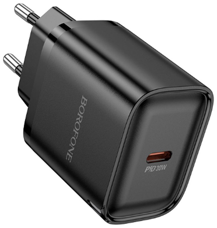 Зарядное устройство Borofone BA84A Black USB Type-C черный