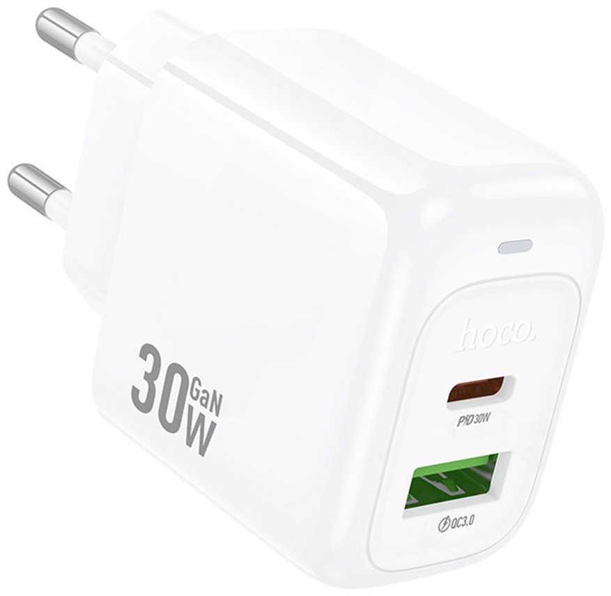 Зарядное устройство Hoco CS55A USB Type-C белый купить,NaN