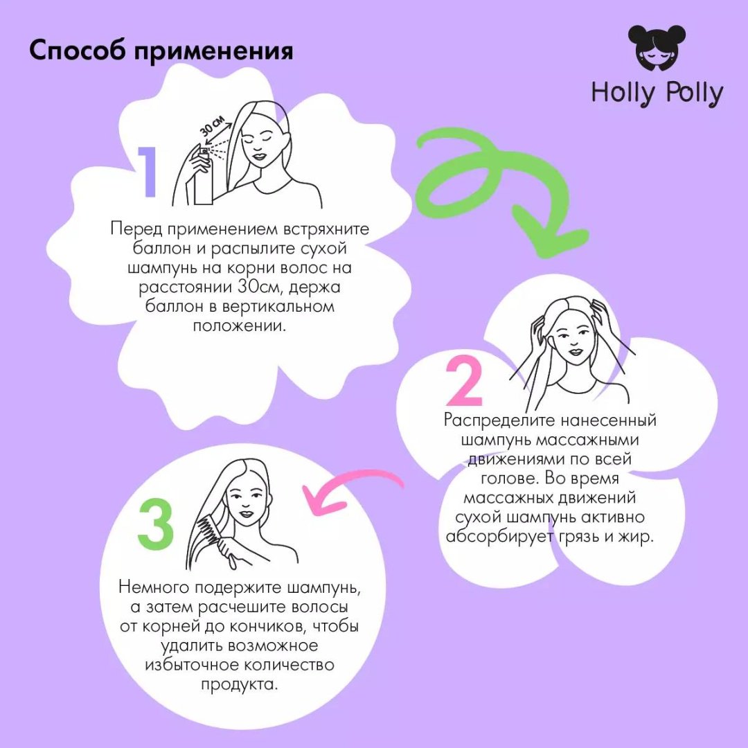 HOLLY POLLY мини Summer Dreams  сухой шампунь 75 мл купить,0