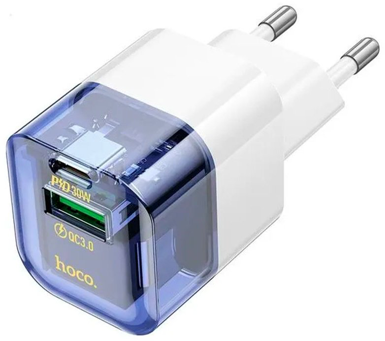 Зарядное устройство Hoco C131A USB Type-C белый купить,NaN