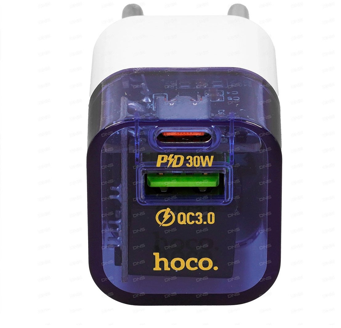Зарядное устройство Hoco C131A USB Type-C белый купить,0