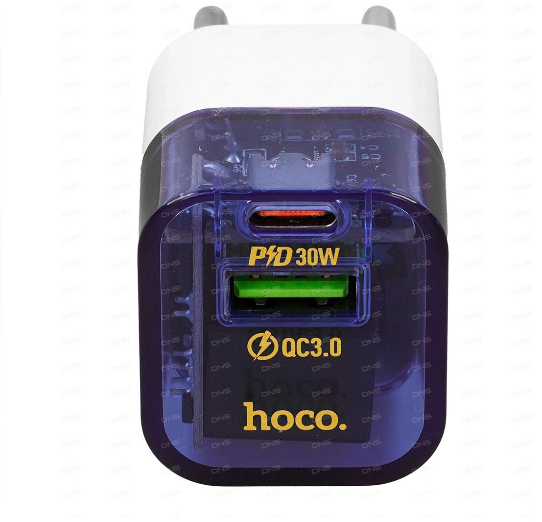 Зарядное устройство Hoco C131A USB Type-C белый купить,NaN