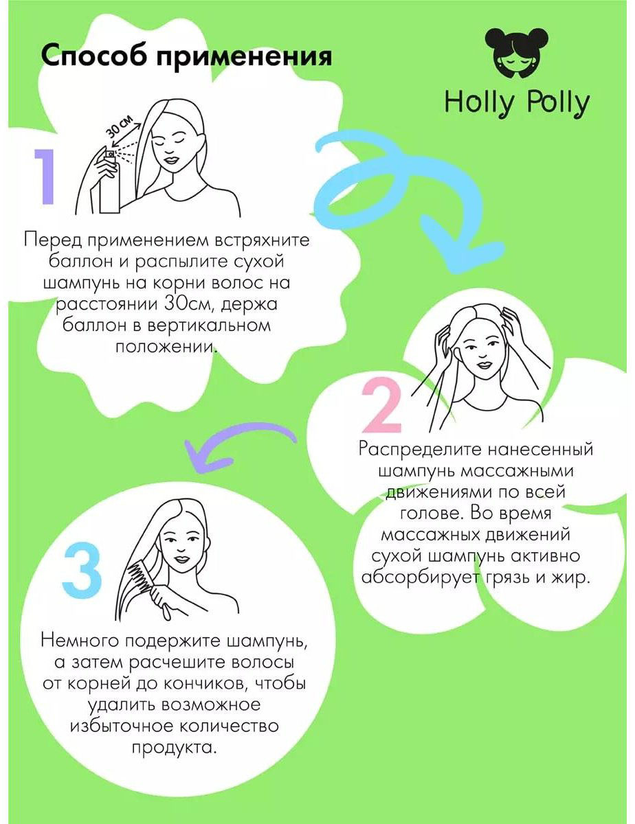 HOLLY POLLY мини True Original сухой шампунь 75 мл купить,NaN