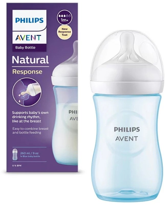 Бутылочка Philips Avent SCY903/21 260 мл голубой купить,0