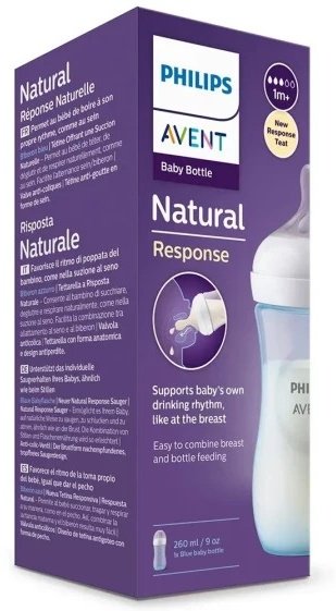 Бутылочка Philips Avent SCY903/21 260 мл голубой купить,0