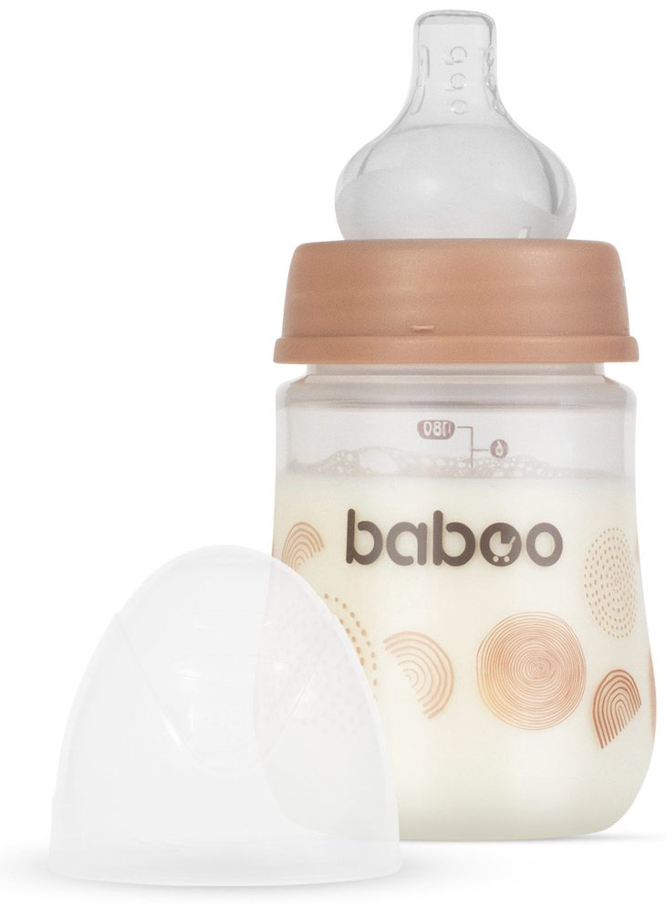 Бутылочка Baboo 3-010 150 мл бежевый купить,NaN
