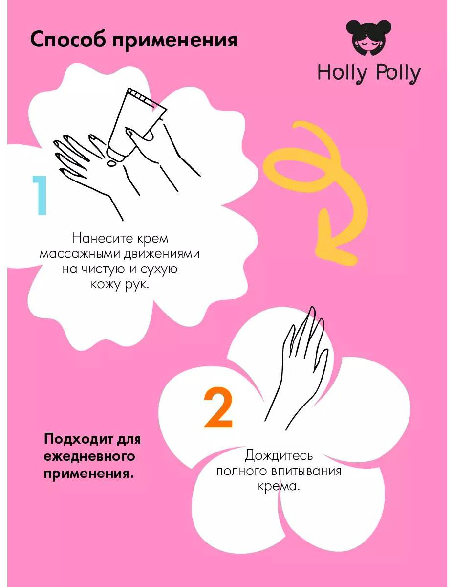HOLLY POLLY Raspberry Fresh крем для рук 75 мл купить,NaN