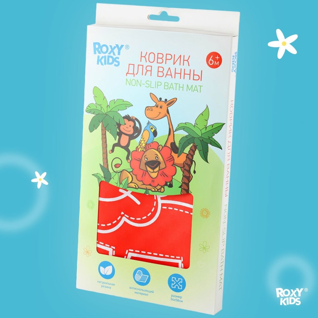 ROXY коврик BM-M164R 58x34 см, резина купить,0